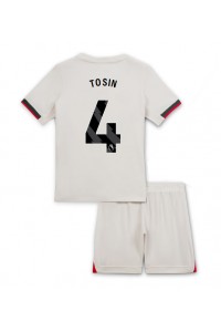 Fotbalové Dres Chelsea Tosin Adarabioyo #4 Dětské Venkovní Oblečení 2025-26 Krátký Rukáv (+ trenýrky)